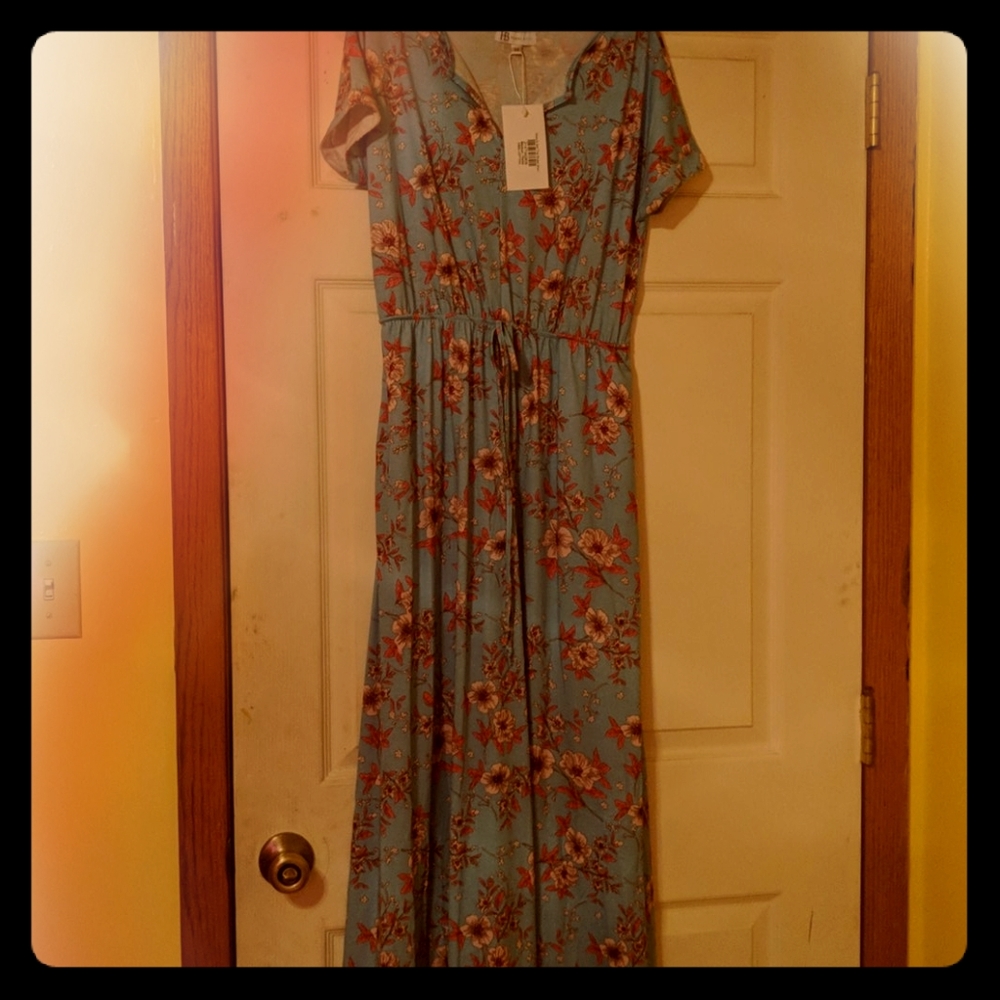 Brand New Baby's Got the Blues Maxi Dress